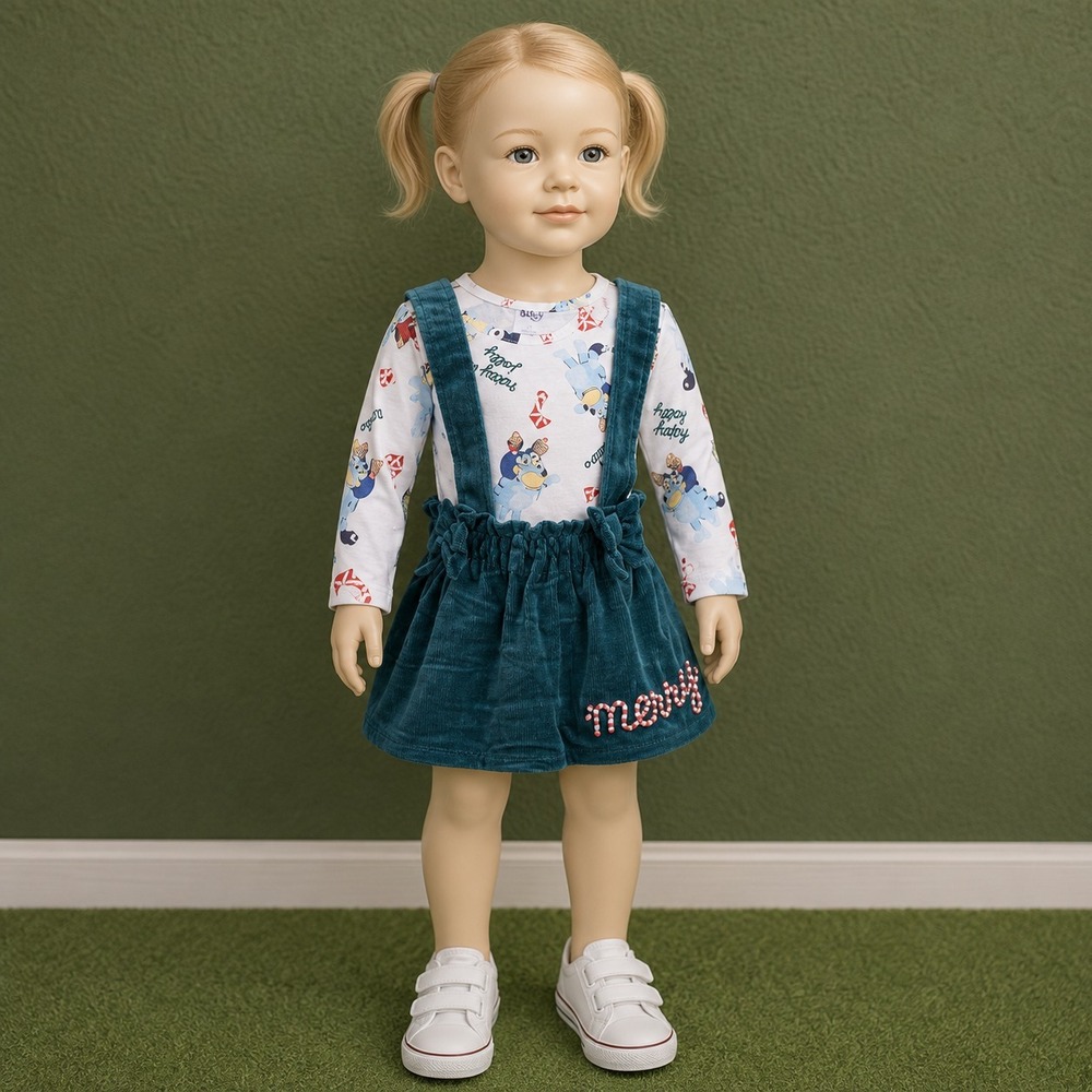 Bluey Christmas Holiday 2 Piece Outfit Toddler 2T